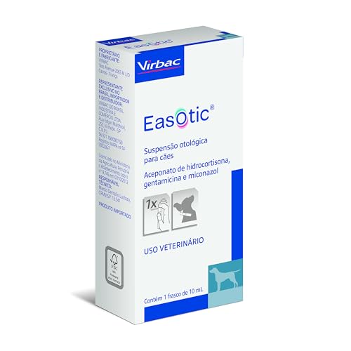 Virbac Easotic Tratamento Otológico para Cães 10 mL
