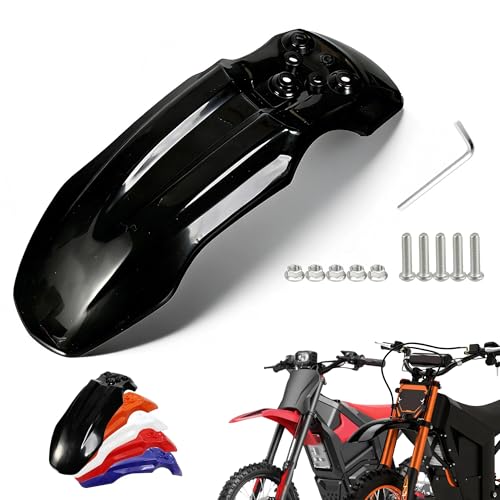 YAORISE Stylish Front Fender for Tuttio Soleil01/Yozma in 10/CRF50 Style 125CC Pit PRO Trail Dirt Bike Mud Guard with Screws for Tutti E-bike Tutto/Yozma Upgardes Mods Black