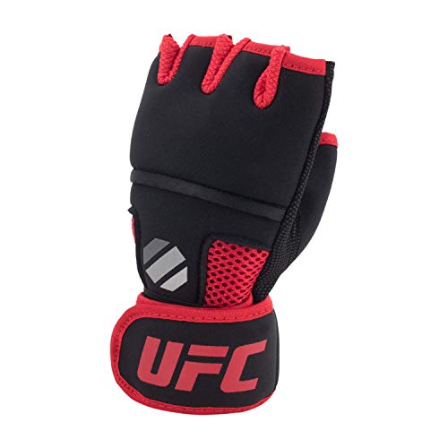 Ufc Quick Wrap Inner Gloves W/Eva Knuckle - Sm/Med - Mma Gloves, Black, Small/Medium #TOP6