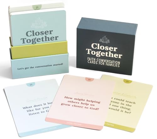Closer Together: Family Conversation Cards for Christian Families...