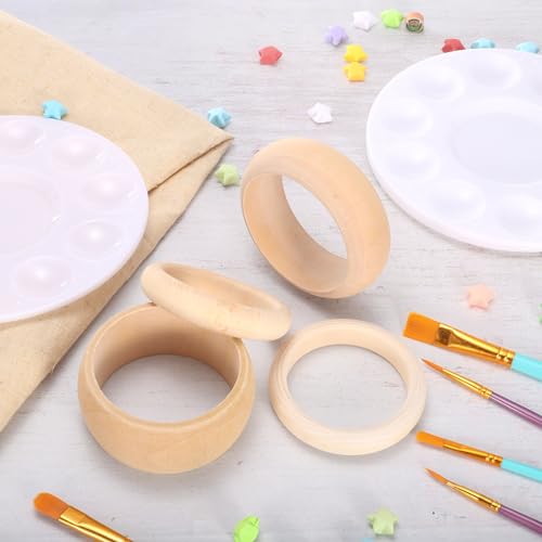 Anneaux macramé en bois pour votre décoration intérieure bohème DIY - 6