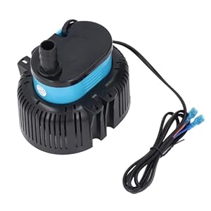 TICFOX Schmutzwasserpumpe, Ultra Leise Klein Tauchpumpe, AC220-240V 45W Tauchwasserpumpe 660 GPH 8, 2 FT Förderhöhe Leise Pool Entwässerungspumpe mit 19 mm 0, 75 Zoll Düse für Teich, Aquarium, Garten