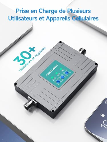 ANNTLENT Amplificateur 4G 3G 5G Bande 1/8/20, LTE GSM pour Tous Opérateurs – vue 7