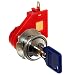 Produktbild 1 Schalter Schloß Schlüsselschalter Schließzylinder mit Microswitch Key reversing Switch Schließer Mikroschalter Flipper Neu Joy-Button
