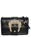 Versace Taschen Damen Schwarz Umhängetasche mit Maxi-Schnalle baroque UNI, Schwarz, Einheitsgröß