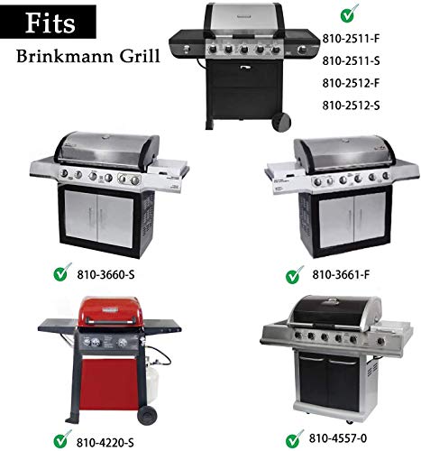 Criditpid Grill Replacement Parts For Brinkmann Brinkman 810-2511-S, 810-2512-S, 810-3660-S, 810-4220-S Gas Grill Models, Stainless Steel Burner Pipe Tube With Igniter Electrode. #TOP4