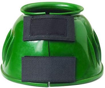 Basic PVC Ribbed Bell Boots Dark Green