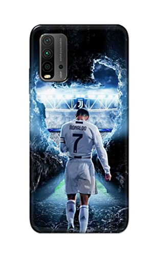 Image of Printed Hard Back Cover Case for Mi Redmi 9 Power Back Cover (Footbal Legend) -702