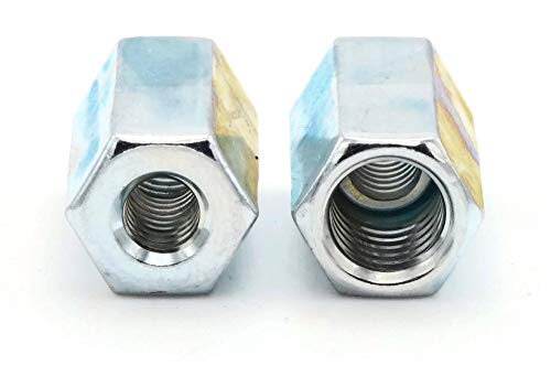 Coupling Reducer Nut Zinc - 1/2"-13 to 3/8"-16 (5/8" F x 1-1/4" L)- Qty-25