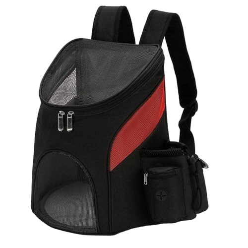HapGlan Portable Cat Dogs Front Backpack Foldable Cat Bag Pet Backpack Dogs Travel Out Bag Package Breathable Bag