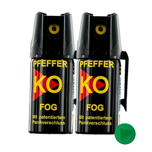 2X Pfefferspray KO-Fog je 40ml Tierabwehrspray Verteidigungsspray