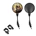 2 Stk Motorrad Spiegel,Moped Spiegel,Roller Spiegel,Lenkerendenspiegel Motorrad,Motorrad Spiegel Rückspiegel,360°drehbarer Lenkerspiegel,Motorrad Spiegel unten,Lenkerspiegel motorrad