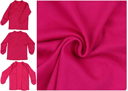 Image of ToBeInStyle Babies' 4 Pack Relaxed Fit Short or Long Sleeve Button Up Kimono Tee Swaddle Shirt