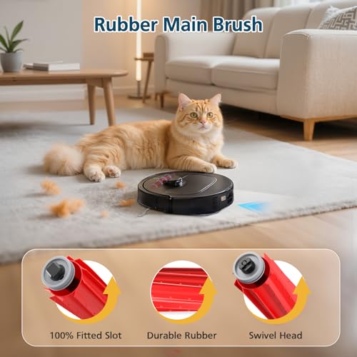 Image of Qrevo S Pro /QV 35A Replacement Accessories for Roborock Qrevo S Pro, QV 35A, QV 35S Robot Vacuum, 2*Main Brush, 6*Side Brush, 4*Filters, 6*Mop Pads, 6*Dust Bag, 2*Tools