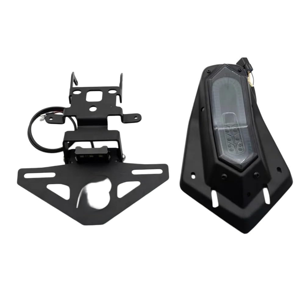 Support de Plaque Moto Queue Courte avec Feu arrière Clignotants Accessoires 675SR-R - 8