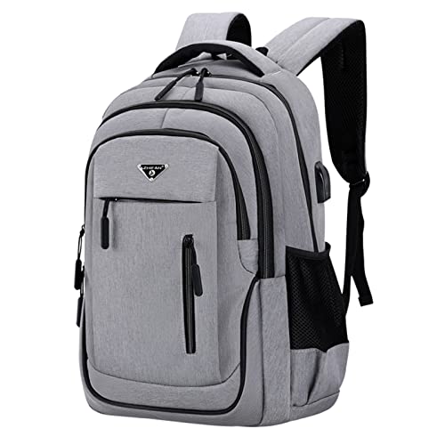 bosnyyds Mochila para Laptop Mochila Escolar Resistente à água para Viagem com Porta de Carregamento USB Porta para Fone de Ouvido Acolchoada nas Costas e no Ombro Vários Bolsos
