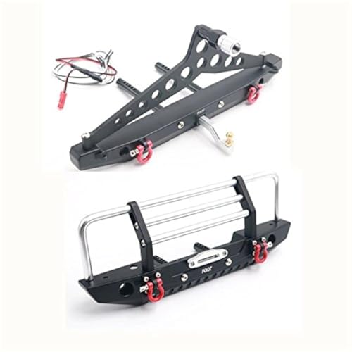 KYX Racing Alloy Front Rear Bumper Set for 1/10 RC Crawler SCX10 II TRX-4 KYX Racing Alloy Front Rear Bumper Set for 1/10 RC Crawler SCX10 II TRX-4