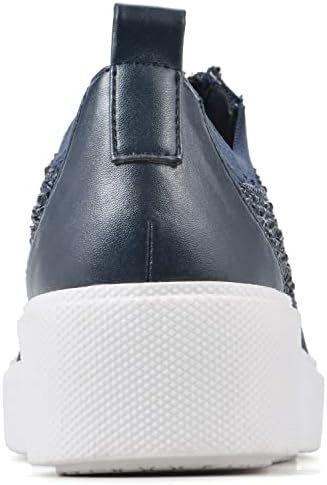 WHITE MOUNTAIN Shoes Women's Dax Sneaker, Navy/Fabric, 11 M | Image 3