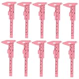 IWOWHERO Plastik Augenbrauenmessschieber Präziser Positionierungslineal für Augenbrauenabstand Langlebiges Leichtes Kunststoff messwerkzeug für Präzises Augenbrauenstyling und