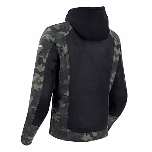 Motorradjacke Zenith Schwarz-Camouflage