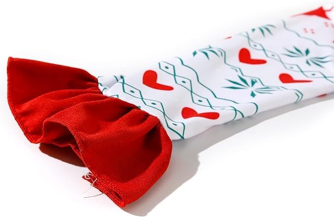 Toddler Girls Nightgowns Elk Pattern Sleepwear Night Dress Pajamas 2-8Y4