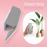 TUDIA SKN FLIP Etui do 7" Onyx Boox Go 7 / Color 7 (Gen I 2024 / Gen II 2025 / Gen 2) [Technologia Automatycznego Wybudzania/Uśpienia] Wstrząsoodporne Przezroczyste TPU Skóra Trifold (Różowy)