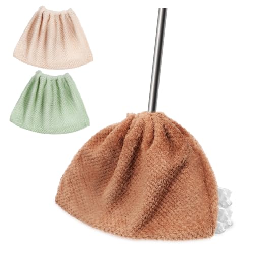 Gogogmee Heavy Duty Broom Cover Floor Cleaning Cloth Push Broom Indoor Cleaning Towels Rags Random Color
