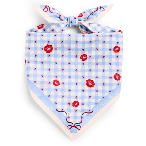 xo, Fetti Gingham And Bows Concert Headscarf | Cotton Bandana,