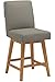 Amazon Brand – Stone & Beam Sophia Modern Swivel Kitchen Counter Height Stool, 39.4
