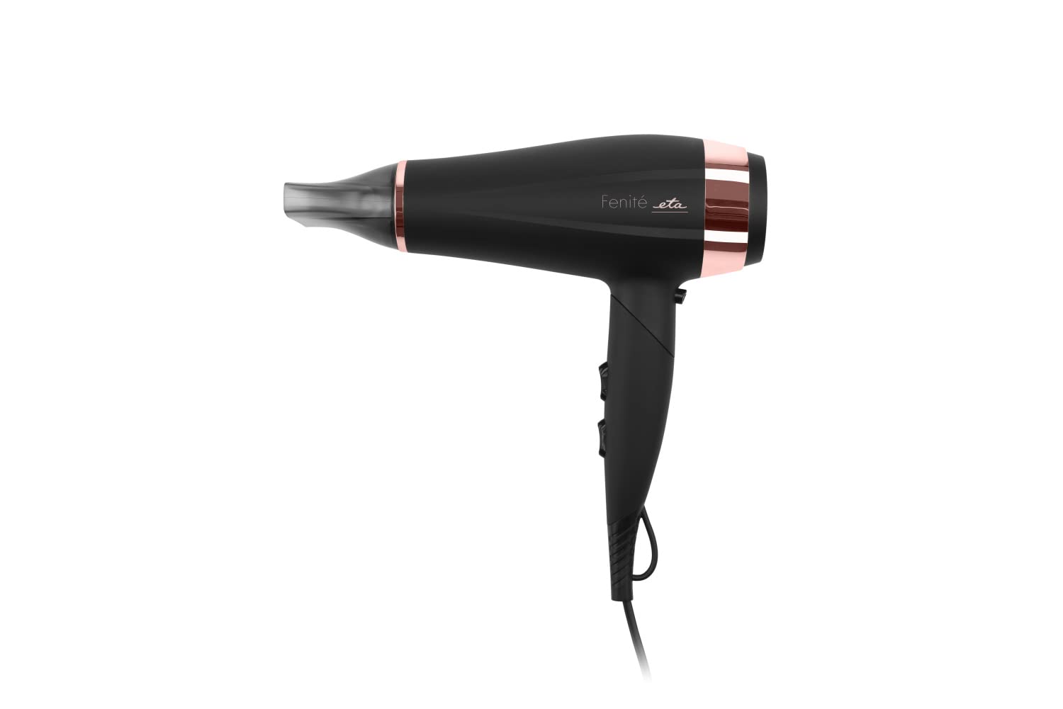 ETA Haartrockner Fenite I Black Edition I Klappbar I 2200 W I Ion-Funktion I Kaltstufe I Sehr leicht I Diffusor I Reisetasche I 3 Temperatureinstellungen I 2 Geschwindigkeiten I Reisehaartrockner