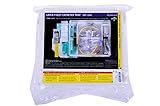 Medline Silicone-Elastomer Coated Latex Foley Catheter Tray with Drain Bag, 1-Layer, 16 Fr, 10 mL, Case of 10 Each