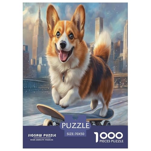 Puzzle de 1000 piezas de Corgis para tardes de entretenimiento creativo en casa