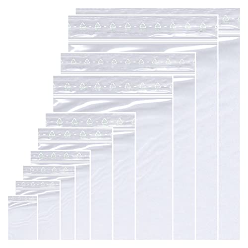 100 St. Druckverschlussbeutel 8 x 12 cm packtaschen gefrierbeutel wiederverwendbar baggys zip beutel baggies 50 my stark DIN A7 (80 x 100 mm) Cover