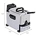 T-fal Compact EZ Clean Stainless Steel Deep Fryer with Basket for Home Use, 1.8 Liter Oil and 1.7 Pound Food Capacity, 1200 Watts, Easy Clean Temp Control, Oil Filtration, 1.8 L