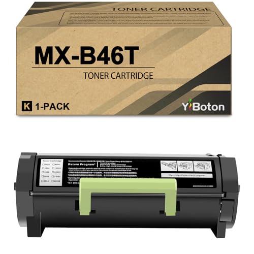 Image of High Yield MX-B46T MXB46T Black Toner Cartridge with Chip, Compatible with Sharp MX-B467F MX-B467P Printer