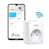 【 LIBERAR LAS MANOS - Control a distancia】 Se controla a distancia y gratuito desde la aplicación Kasa a través de smartphone y tablet, práctico para las mujeres embarazadas, una habitación de niños y personas con movilidad reducida, toma WiFi te hará la vida más cómoda