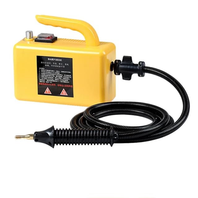 Steam Cleaning Machine Air Conditioner Parts Washing Tools Adjusted Function Home High Temperature Steam Cleaner For Kitchen (Yellow)