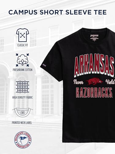 Image of JanSport NCAA Officially Licensed Campus Short Sleeve T Shirt for Men, Soft & Breathable Pre-Shrunk Cotton Crewneck T Shirt