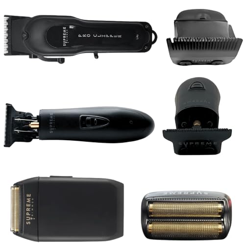 Pro Clipper Supreme Trimmer ensemble de barbier 3 en 1 pour contours nets - 5