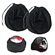 LNGJIN 2 Stück Universal Helmtasche, Helmbeutel,Helmrucksack,Basketball Bag,Motorradhelm Tasche,Tragetasche Fahrradhelme,Helmbeutel mit Kordelzug,Tragbarer Rucksack für Fahrradhelme, Reithelme
