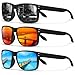 KUGUAOK Polarized Square Sunglasses For Men and Women Matte Finish Sun Glasses UV Protection Glasses