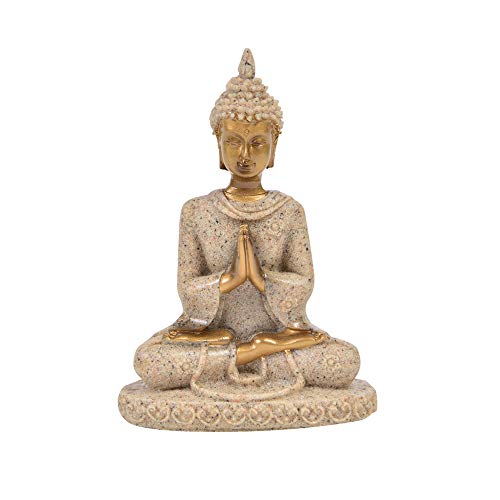 Estatua Buda de Meditación Artesanal en Piedra