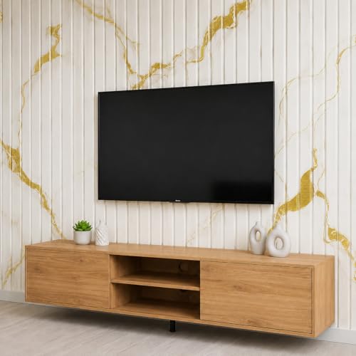 Image of Self Adhesive 3D Marble Fluted Foam Wall Panel Roll 2.78M x 16CM x 1.5CM, Waterproof Peel Stick Wall Cladding for Living Room, Bedroom, TV Background Office Cover.