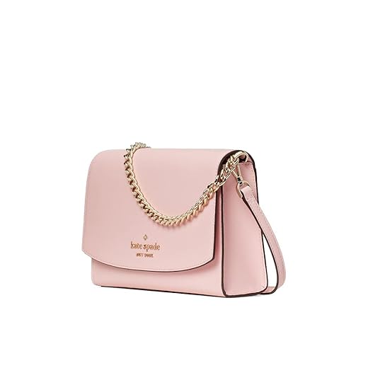 Kate Spade Carson Saffiano Leather Convertible Crossbody Bag (Chalk pink)