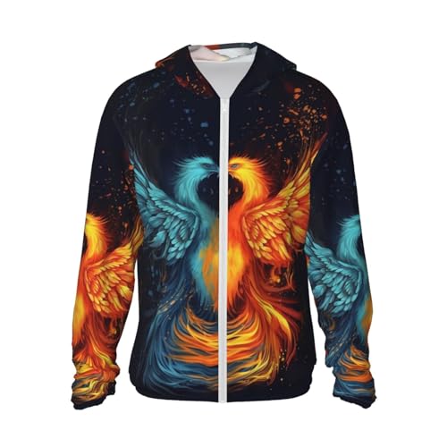 Veste anti-UV à capuche Phoenix pour stopper les coups de soleil en extérieur