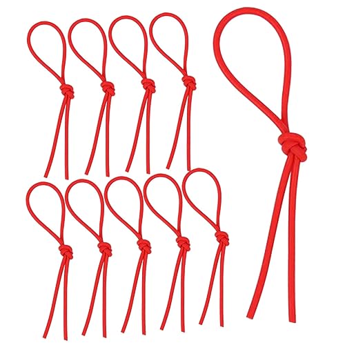 Abaodam Elastic Tube 10pcs Rubber Covers Accessories for Chinese Dulcimer Tuning