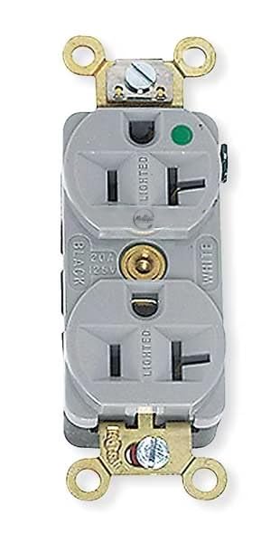 20A Duplex Receptacle 125VAC 5-20R GY