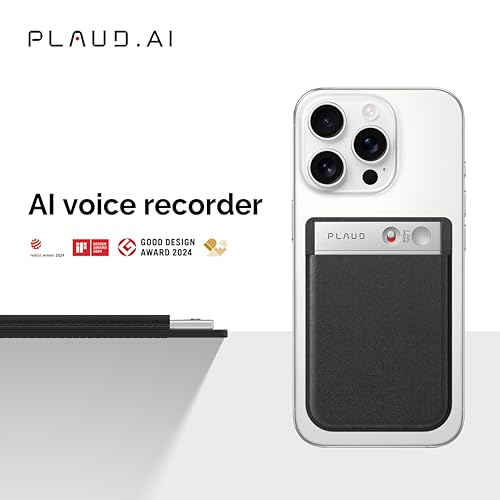 Image of PLAUD Note Smart Voice Recorder, Audio Recorder with Transcribe & Summarize, App Control, 64GB Memory, Perfect for Calls, Meetings, Interviews, Silver