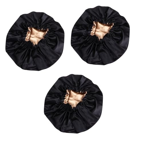 Bonnet en satin réversible qui protège les cheveux de la casse avec élastique confortable