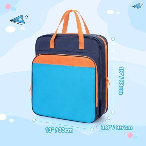 CURMIO Toy Cars Carrying Case Compatible with Hot Wheels Up to 99pcs, Portable Storage Organizer Bag for 1/64 Scale Toy Cars, Matchbox Cars, Dolls, Mini Toys, Bag Only by CURMIO - Image 6